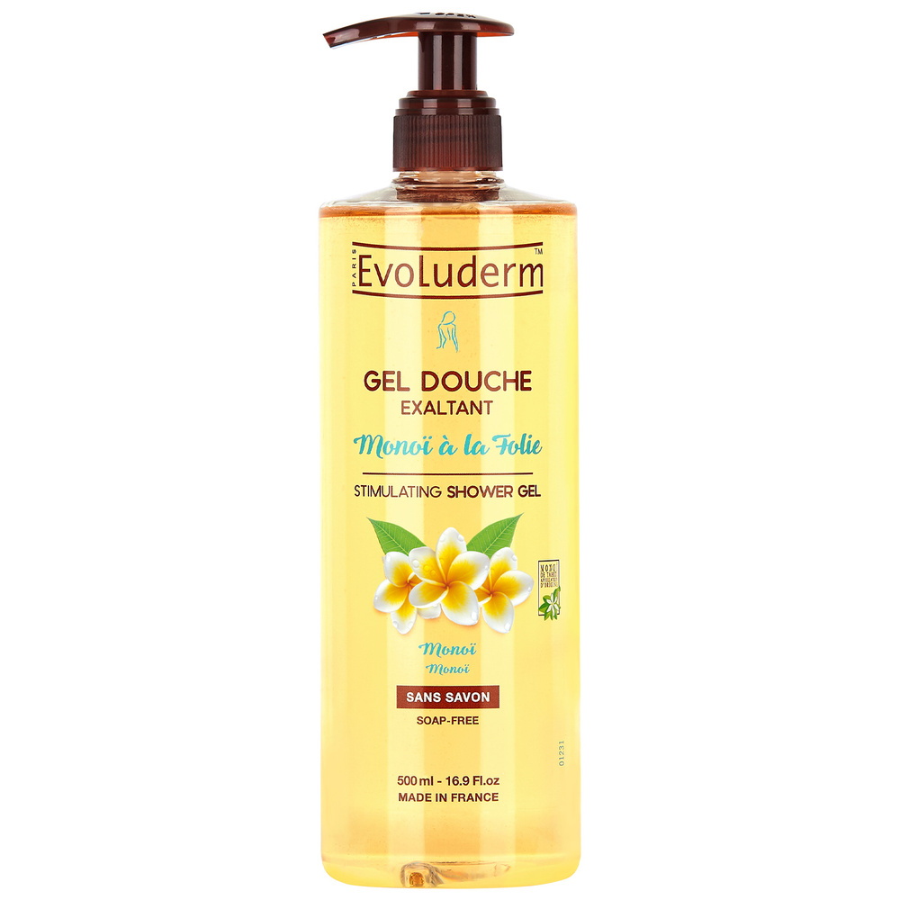 evoluderm Monoï à la Folie Gel douche Exlatant - 500 ml
