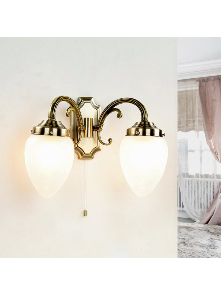 Licht-Erlebnisse Wandlampe in Bronze günstig kaufen onesize