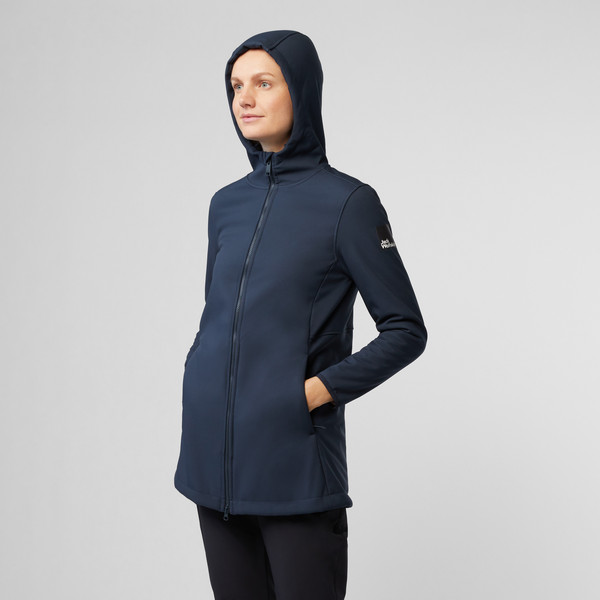 WINDLAND COAT W Damen - Softshelljacke