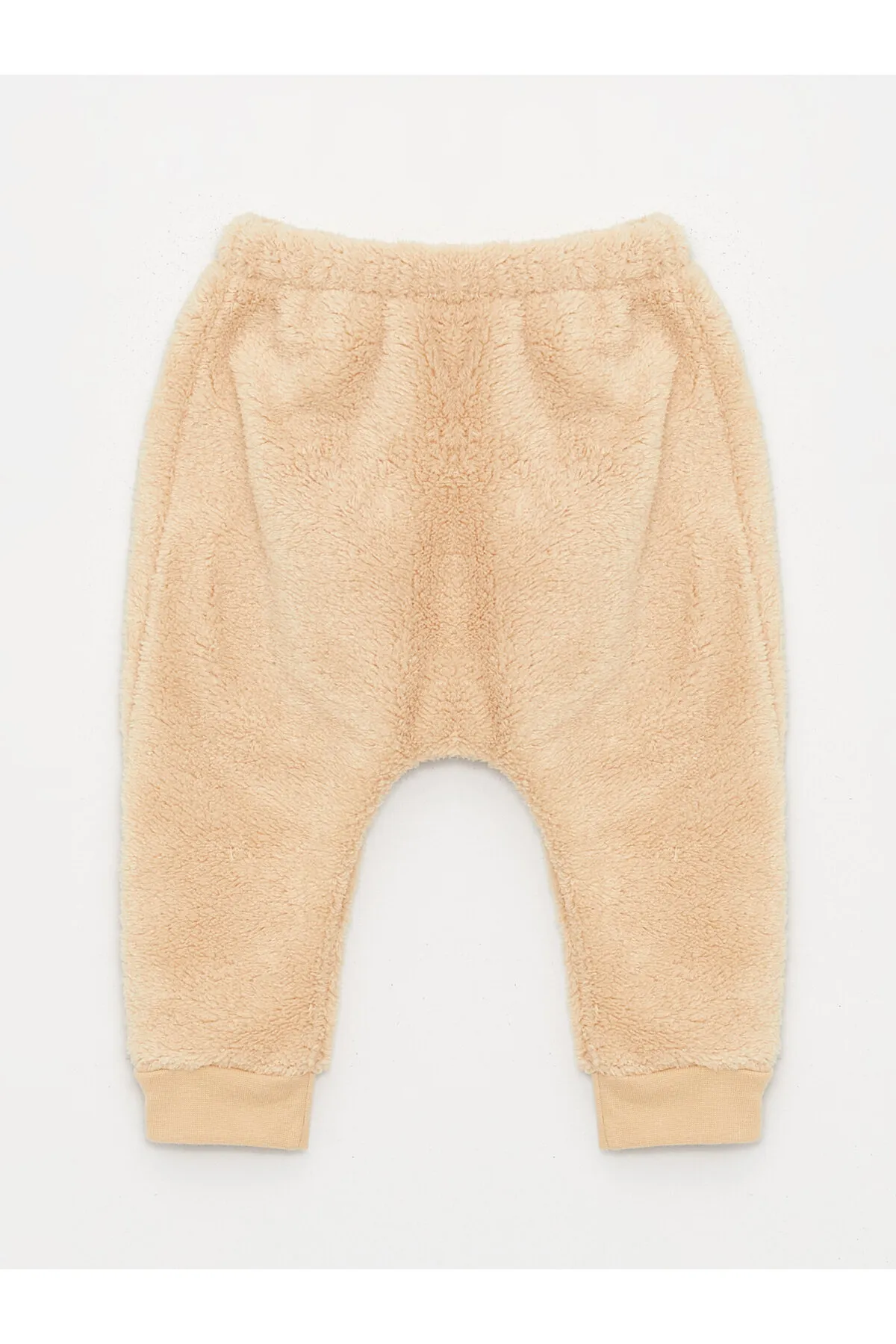 LC Waikiki  Langärmliges Baby-Jungen-Plüsch-Cardigan und Hose mit Rundhalsausschnitt, 2er-Set