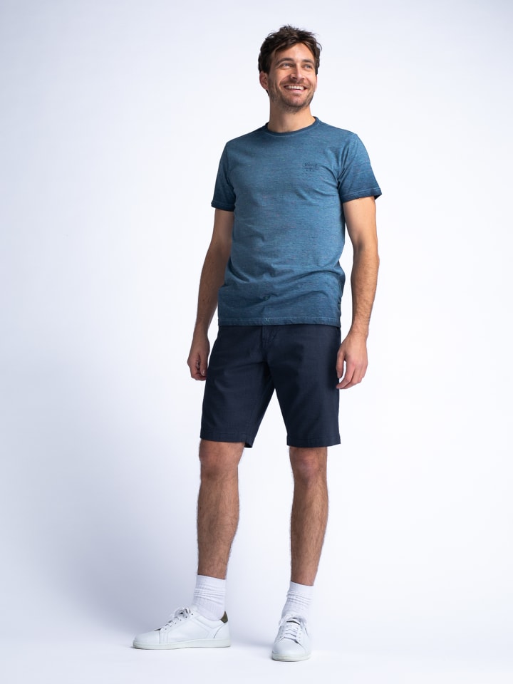 Petrol Industries Chino-Shorts mit Gürtel Breezeify in Blau günstig kaufen