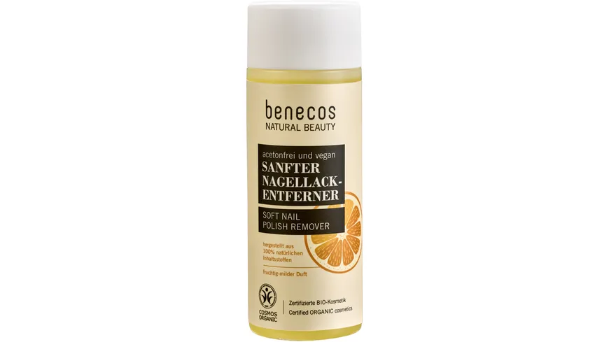 benecos Soft Natural Nail Polish Remover 125 ml