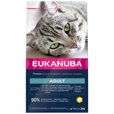 1 kg gratis! 2 x 2 kg Eukanuba