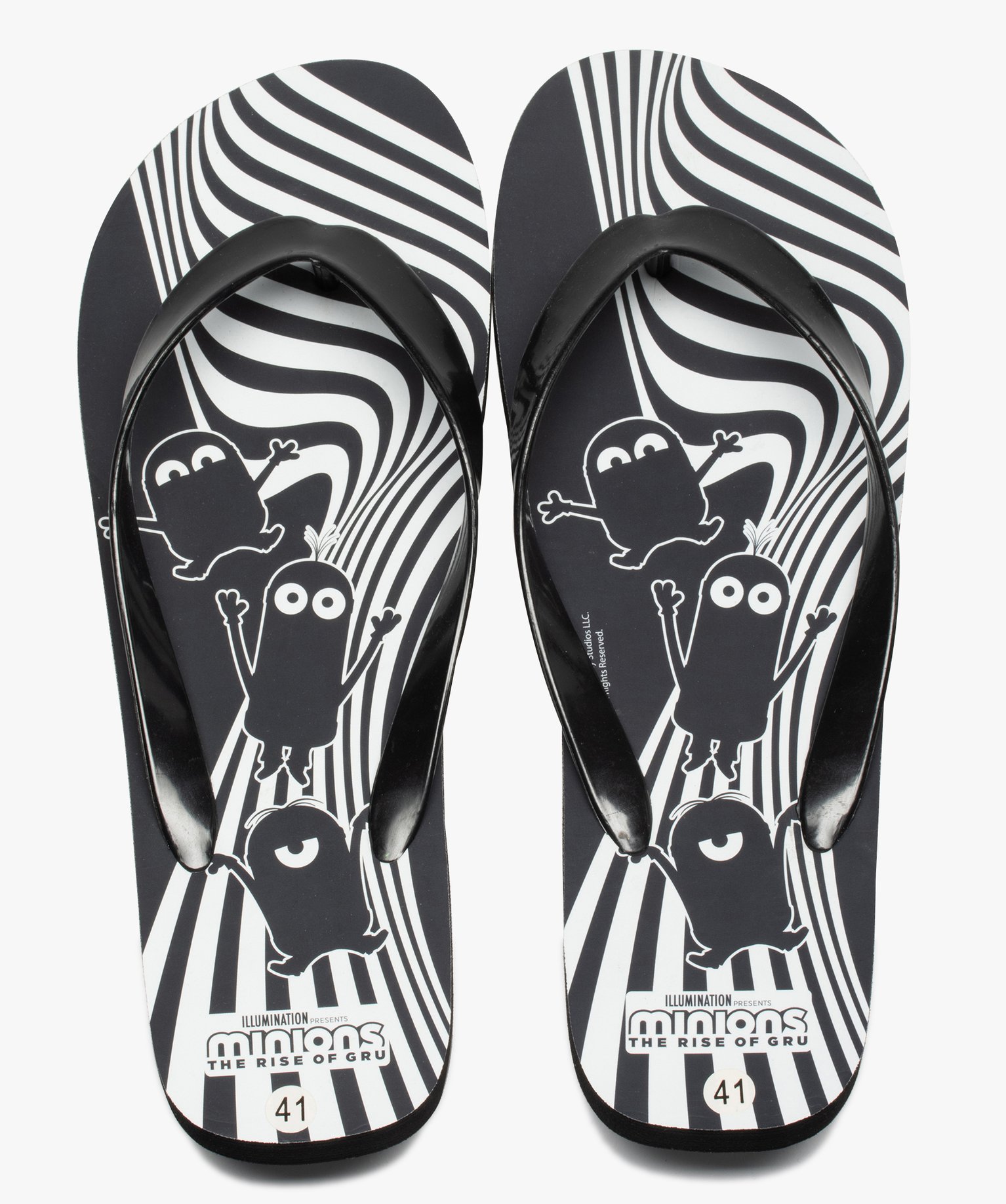 Tongs homme bicolores - Minions gris | GEMO