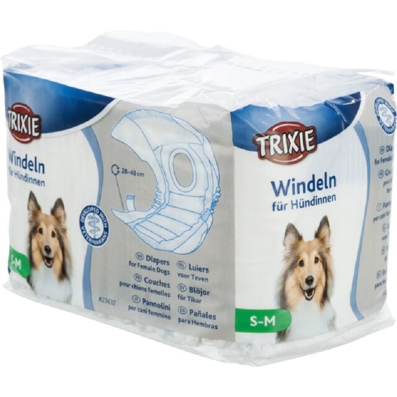 Trixie Windeln & Hygiene Trixie Einwegwindeln für Hündinnen XS-S 2x12 Stück