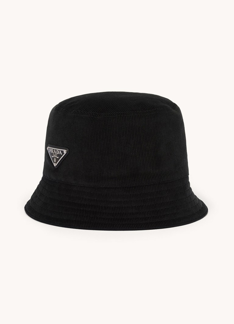 Prada  Bucket hoed van corduroy