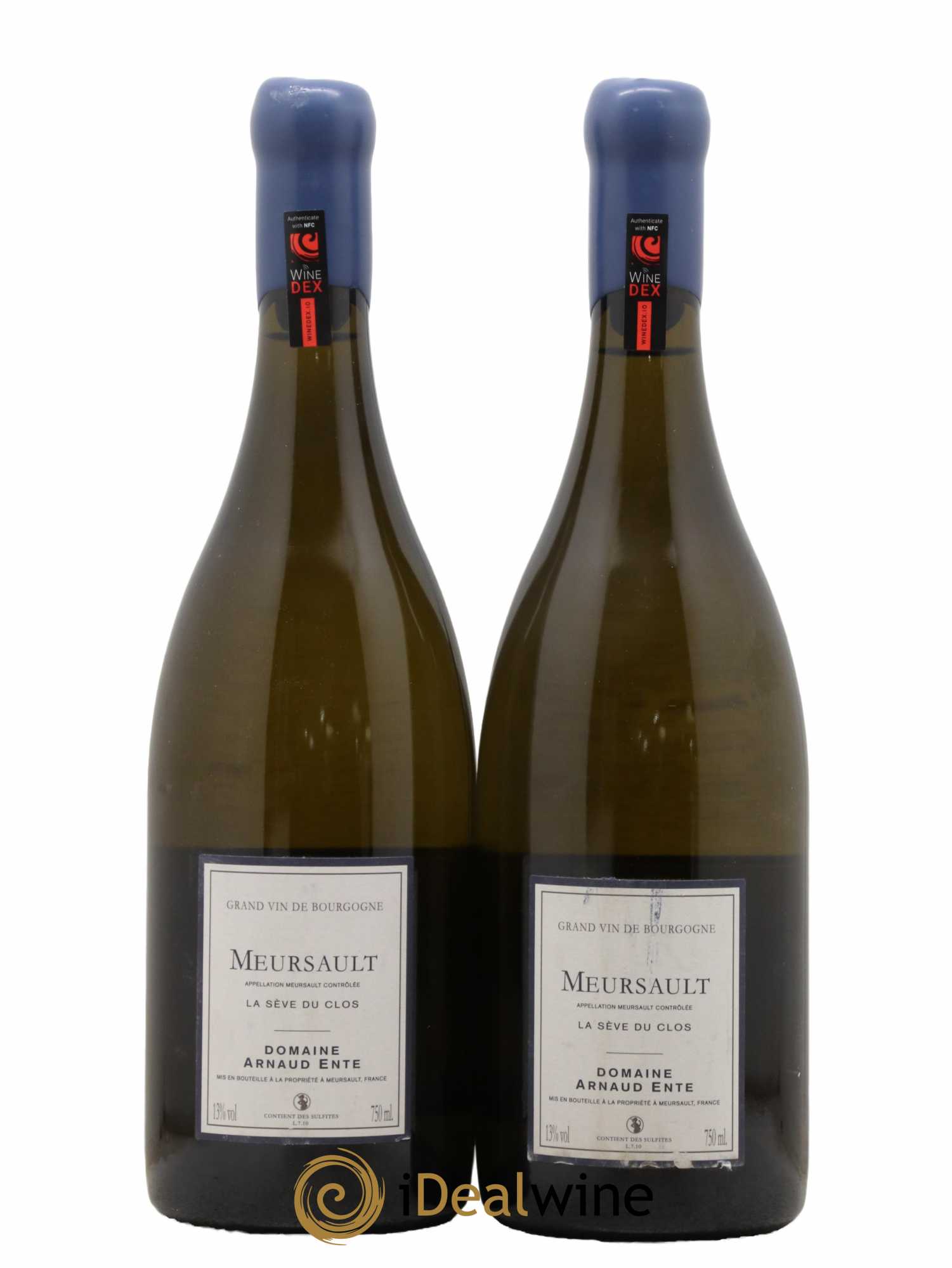 Meursault La Sève du Clos Arnaud Ente  2010 - Lot de 2 Bouteilles