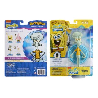 SpongeBob Schwammkopf Bendyfigs Biegefigur Squidward 18 cm
