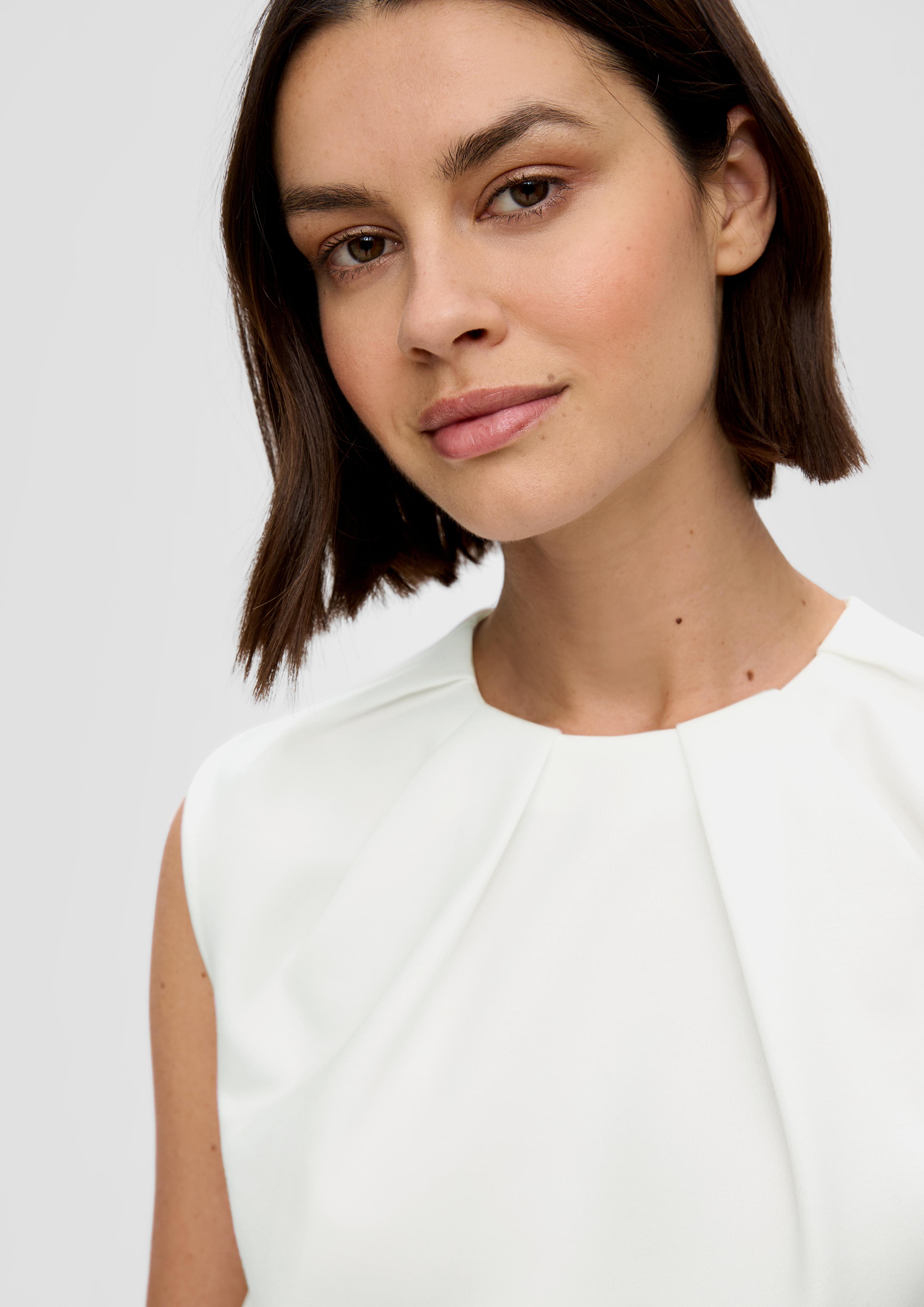 Ärmellose Bluse aus Jersey  2140832-0200