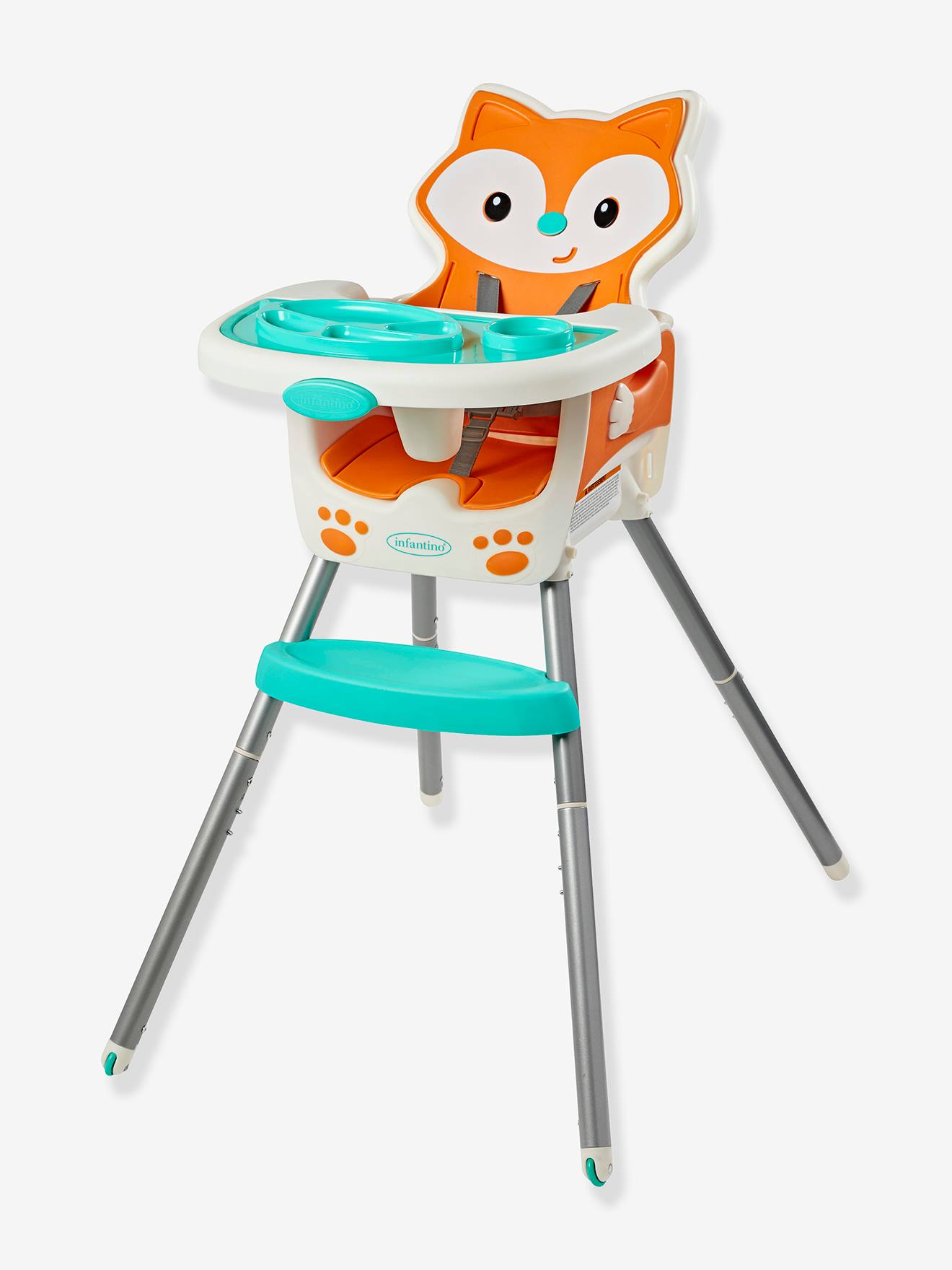 Infantino Baby 3-in-1-Hochstuhl INFANTINO, Fuchs - orange