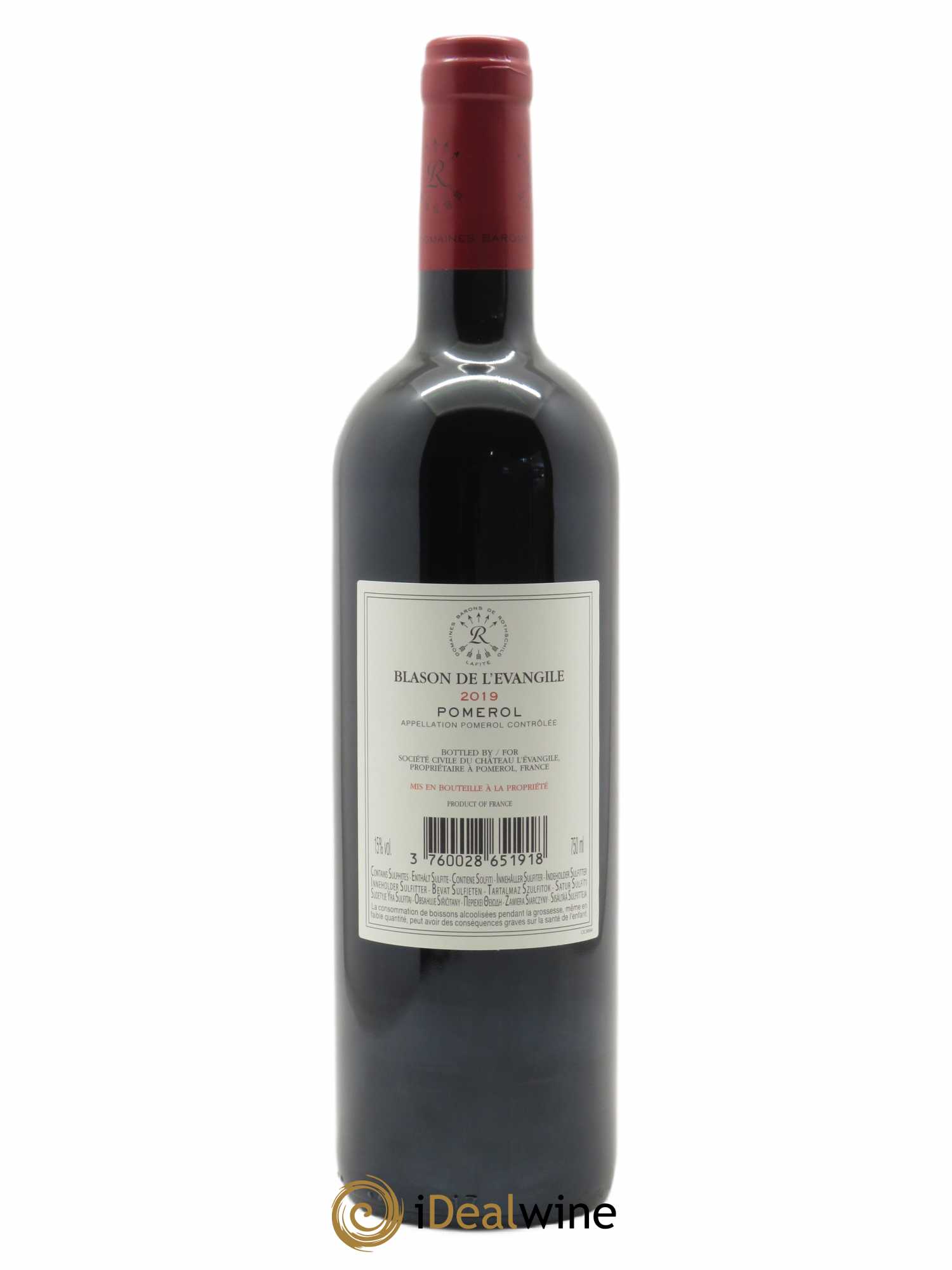 Blason de l'Evangile (CBO à partir de 6 bts) 2019 - Lot de 1 Bouteille
