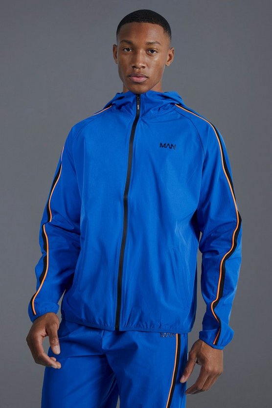 Man Active Colorblock Windbreaker