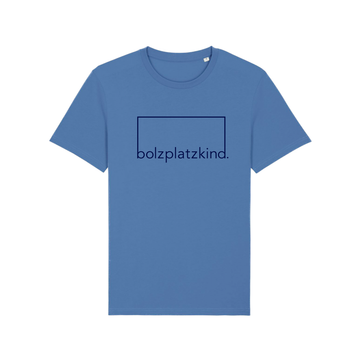 Bolzplatzkind "Geduld" T-Shirt Blau