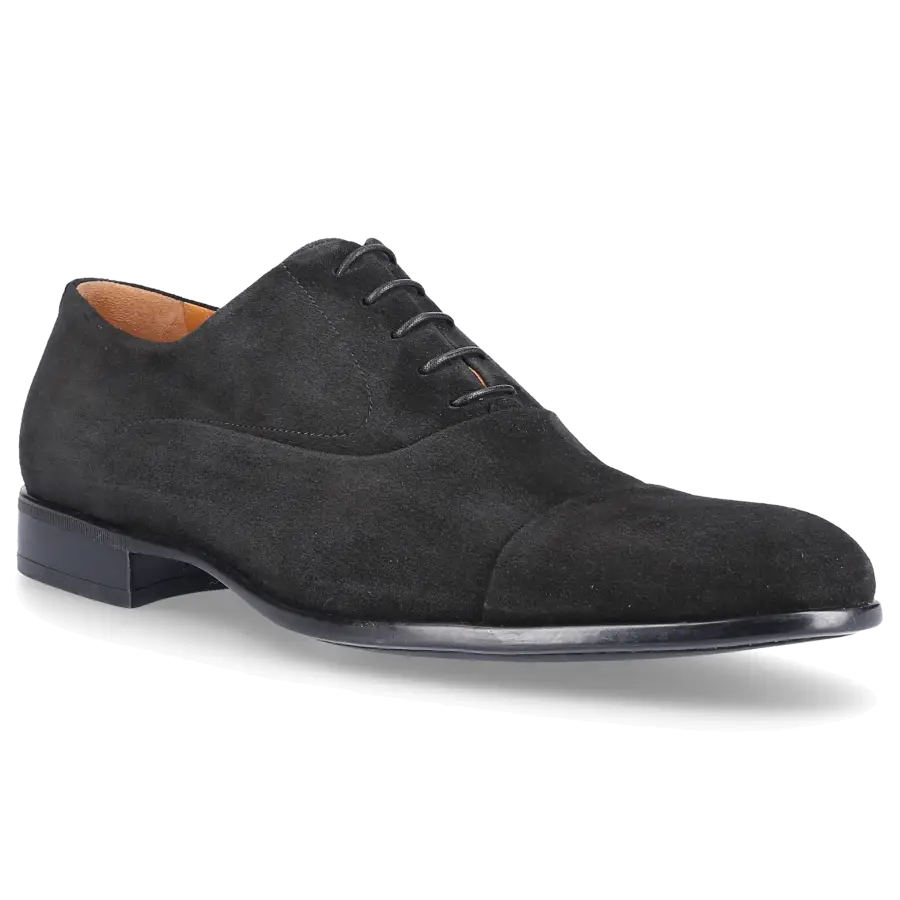 Moreschi - Businessschuhe Oxford 039165 Veloursleder - schwarz