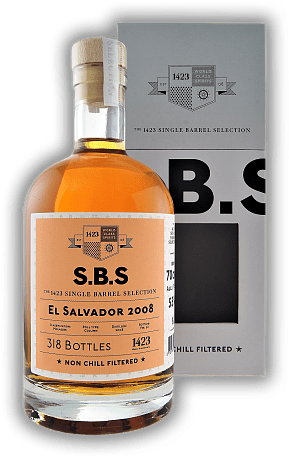SBS Rum El Salvador 2008 55% SBS Rum El Salvador 2008 55% Erste Single Barrel Selection Einzelfassabfüllung aus El Salvador. Alter 08/20 - 0,7	 Liter - Vol 55,0%