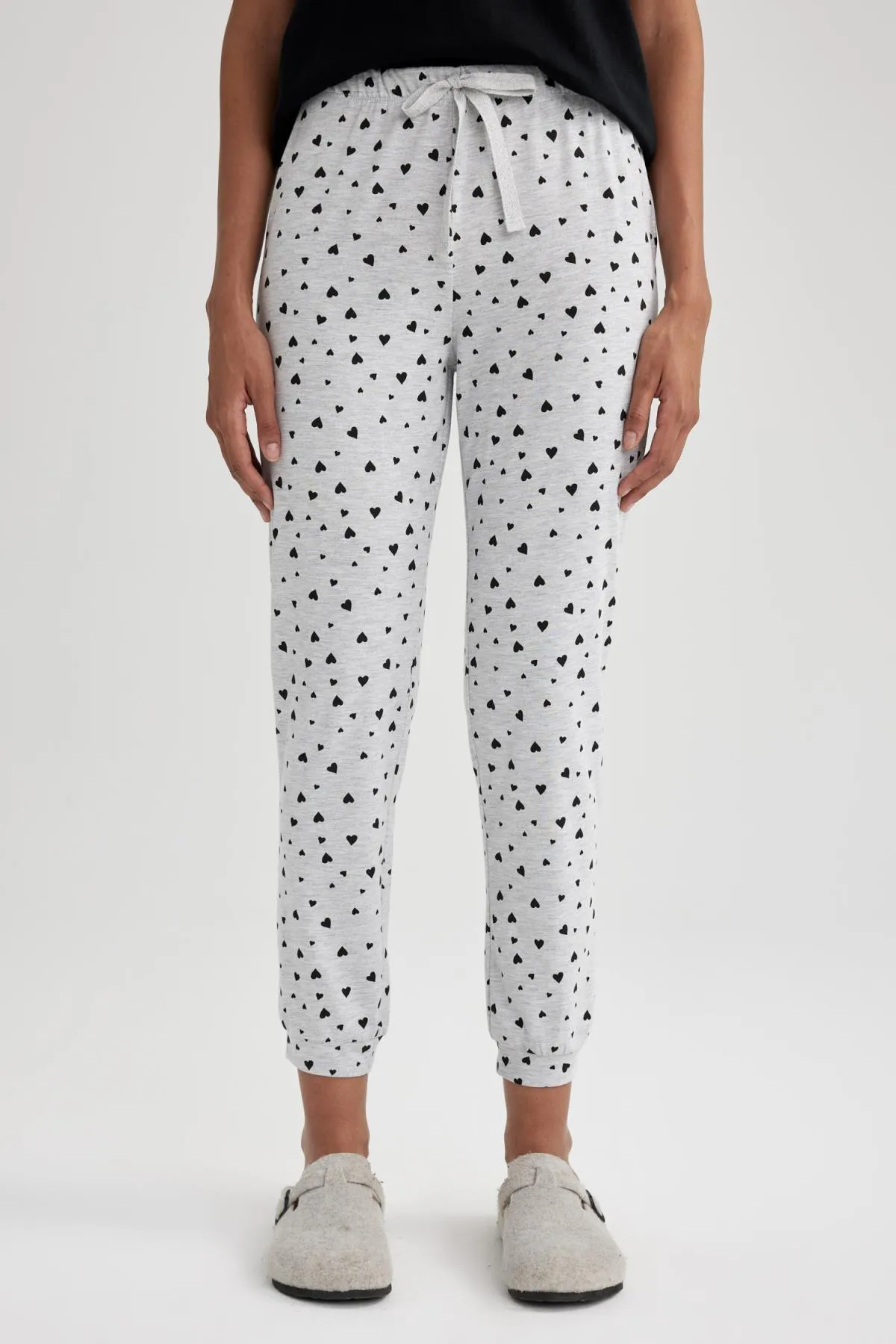 DeFacto  Gemusterte Pyjamahose „Fall in Love“.