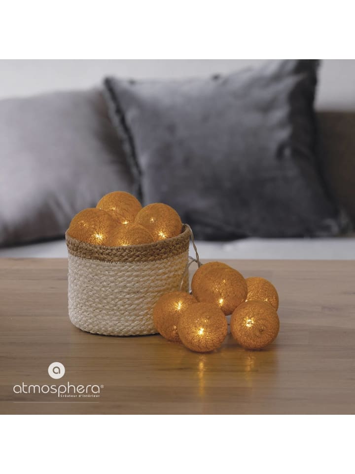 Atmosphera Créateur d'intérieur Lichterkette in gelb günstig kaufen onesize