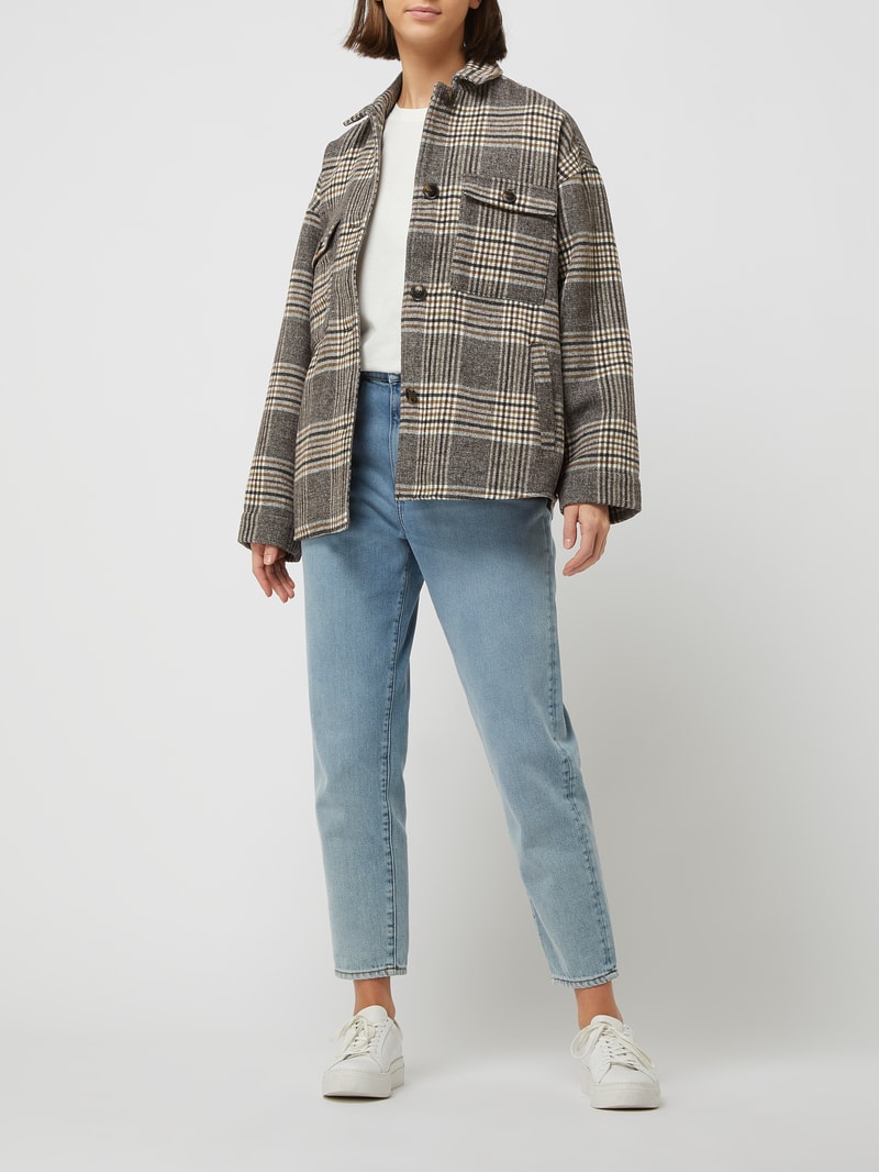 Jacke mit Woll-Anteil in ecru