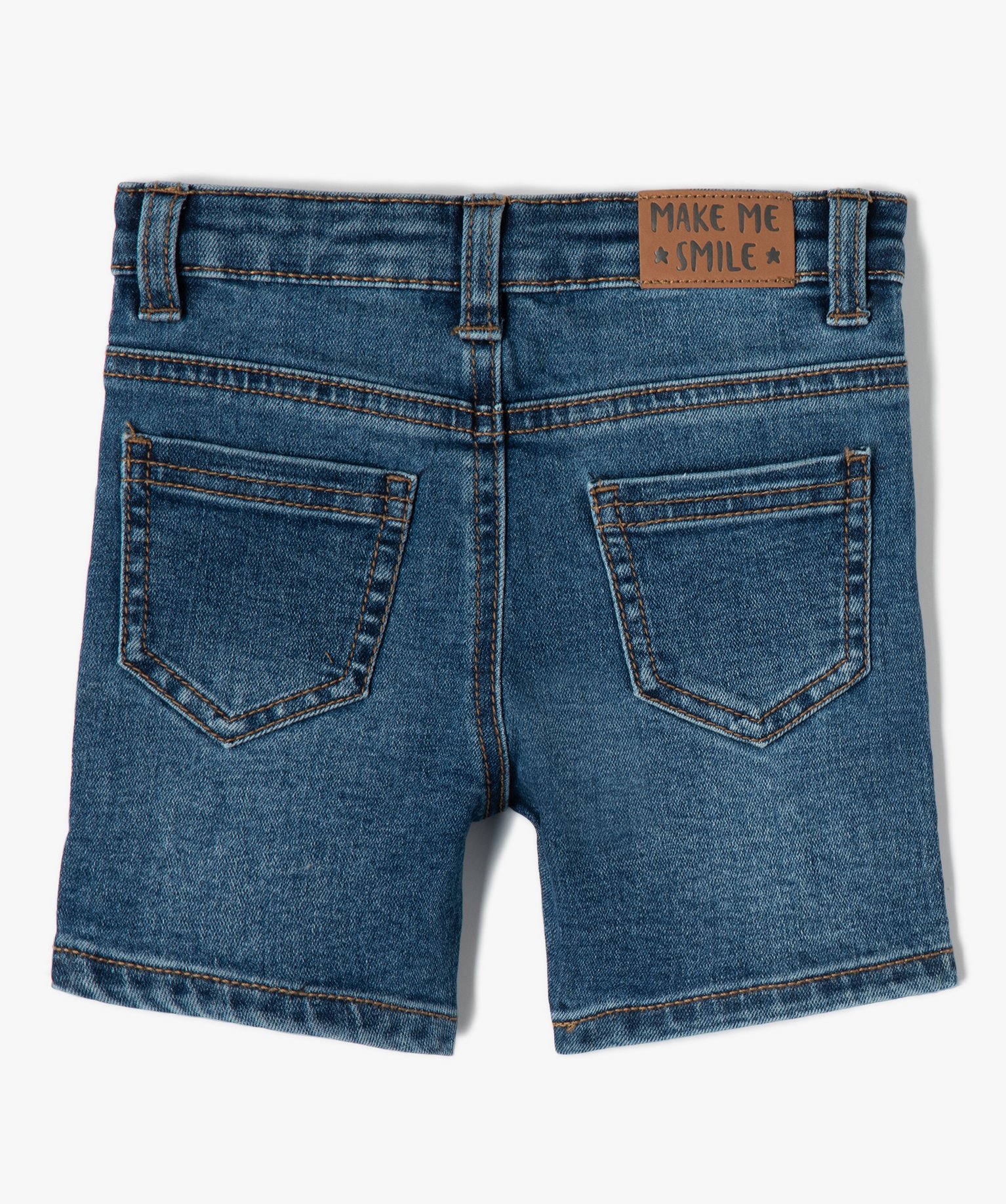 Short bébé Garçon en jean délavé denim | GEMO