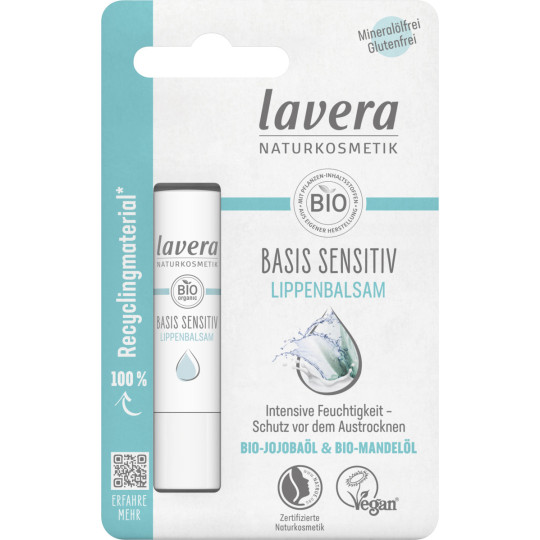 lavera Naturkosmetik Basis Sensitive Lippenbalsam 4,5G