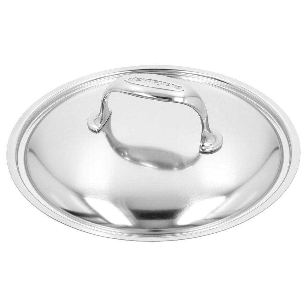 Stieltopf mit Deckel 20 cm, 18/10 Edelstahl, Silber