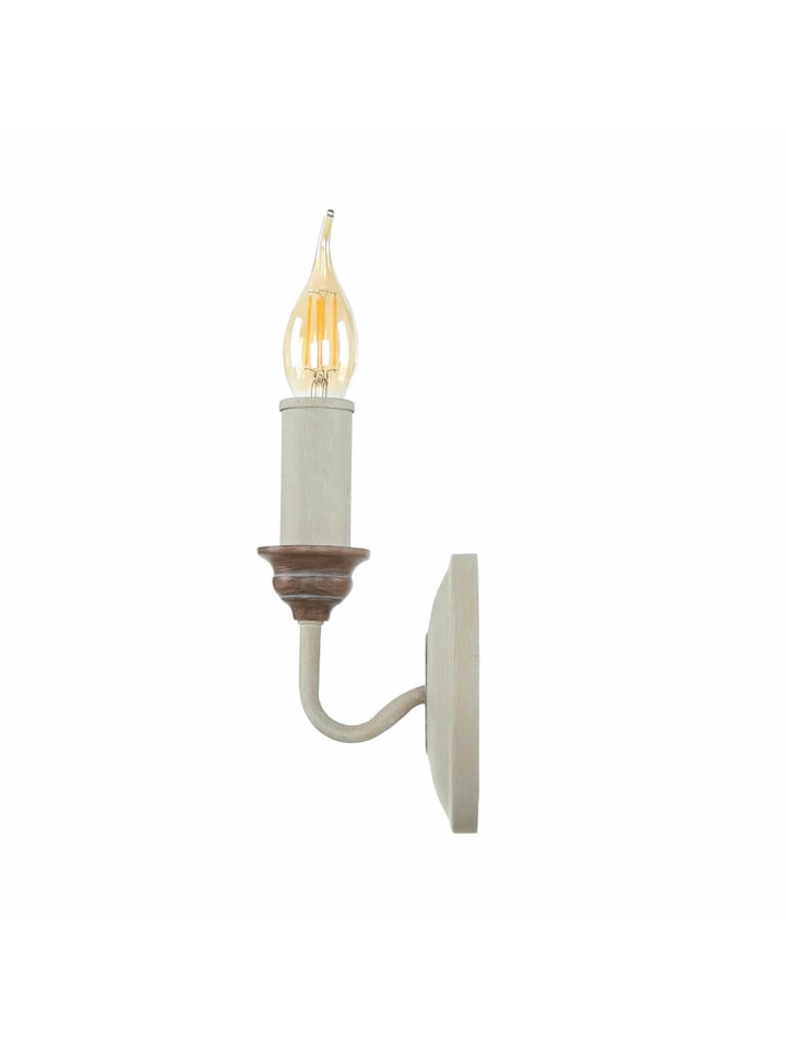 Licht-Erlebnisse Wandlampe in Shabby Weiß Holz günstig kaufen onesize