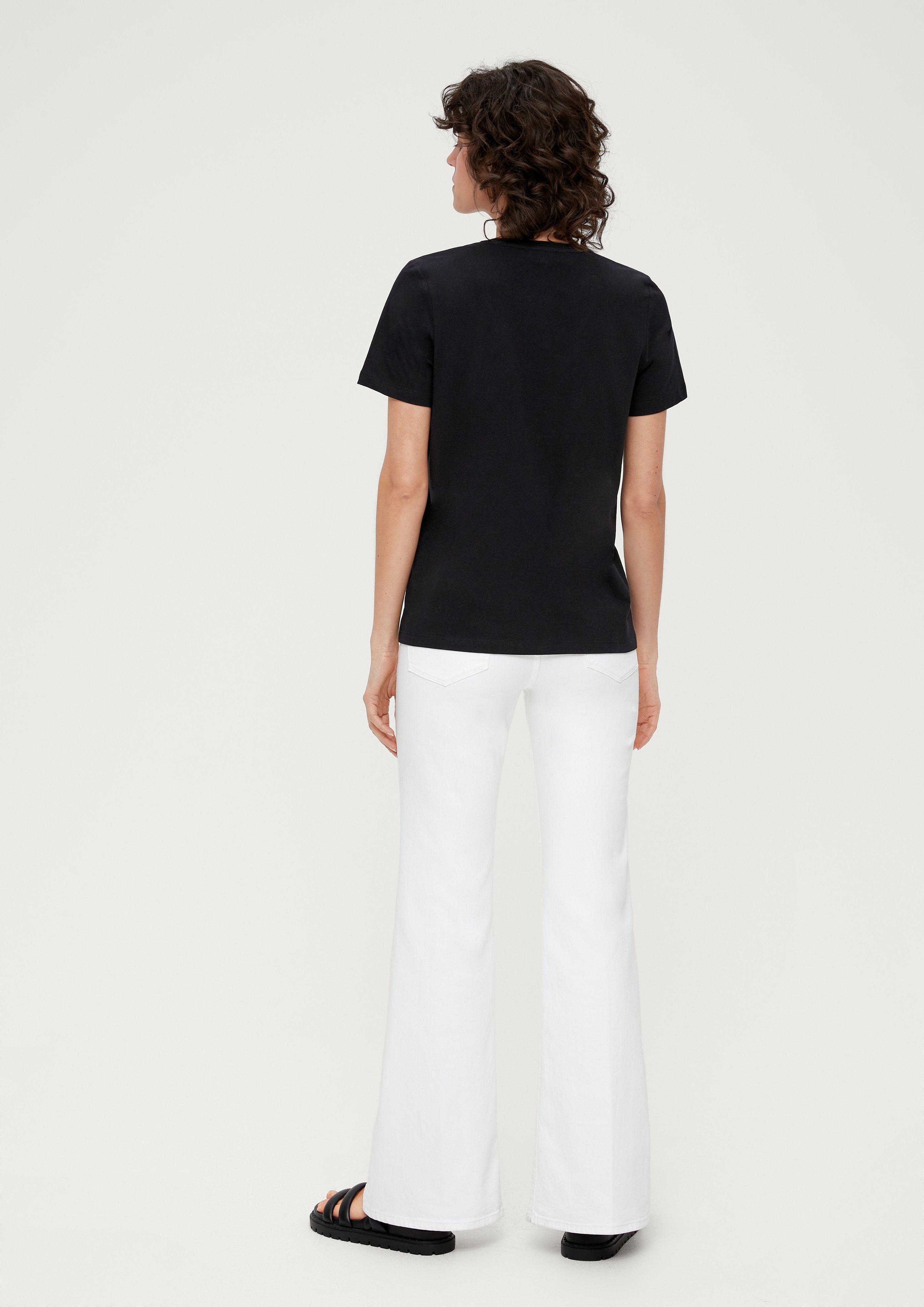 T-Shirt mit Statement-Print  2132800-99D2
