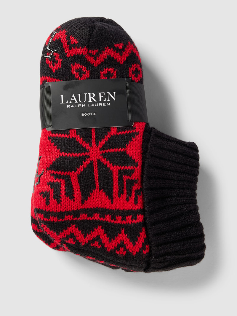 Socken mit Allover-Muster im 2er-Pack in rot