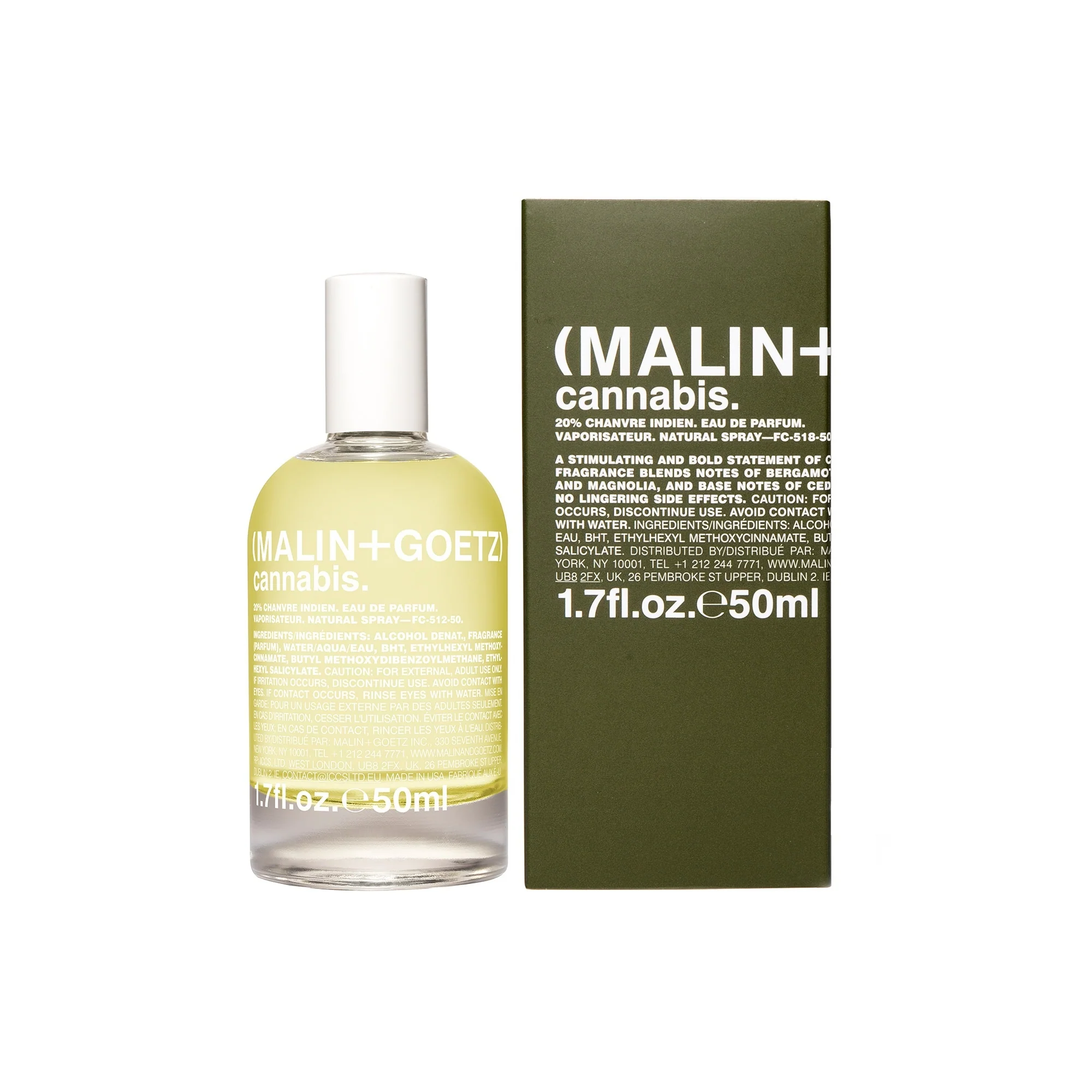 Agua perfumada con aroma a cannabis - Agua perfumada unisex, Agua perfumada