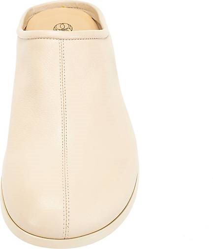 ekonika Mules mit Ziernaht Ton in Ton