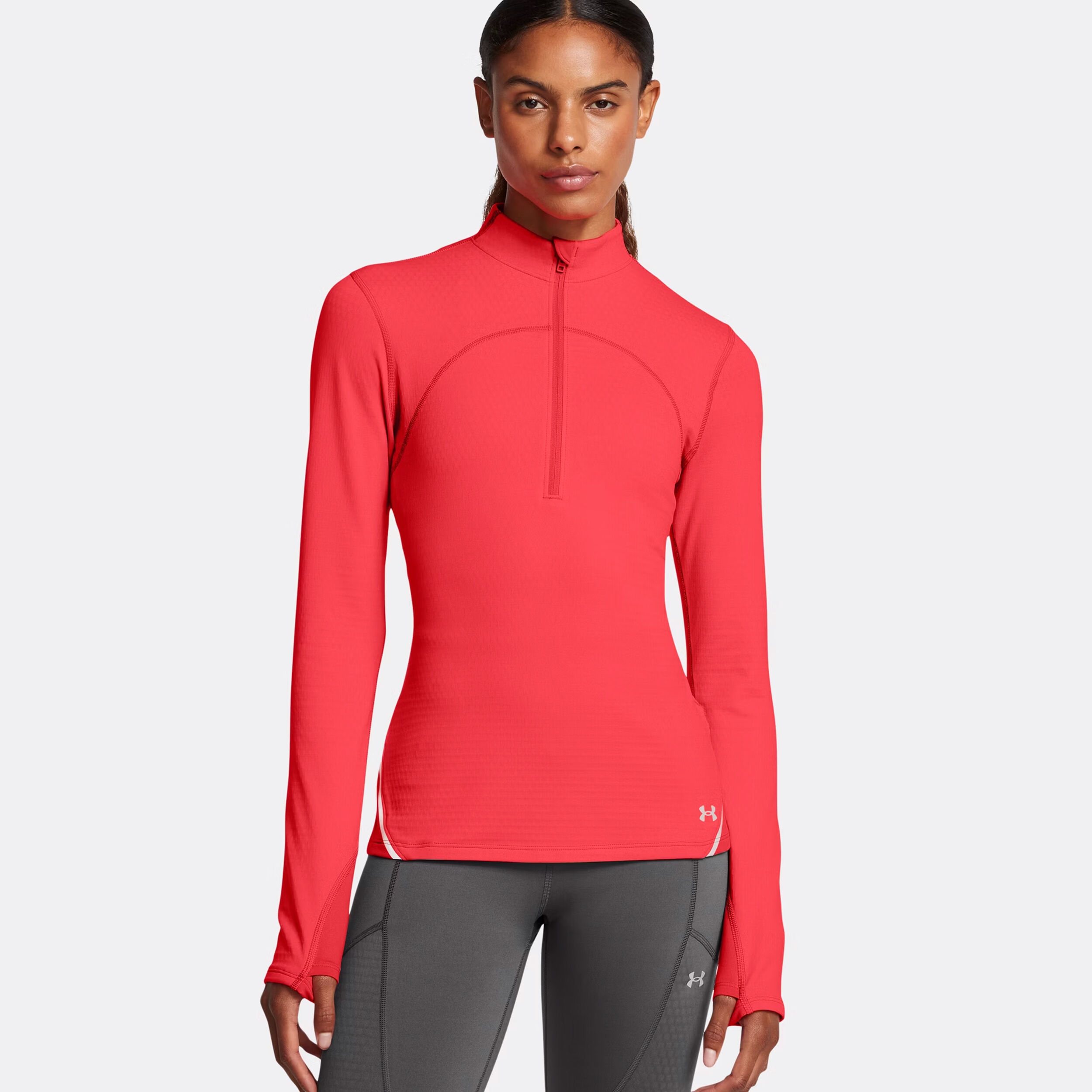 Vanish CW 1/2 Zip Longsleeve Damen - Rot