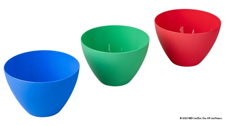 Dr.Oetker Schüssel-Set Peppa rot, grün, blau