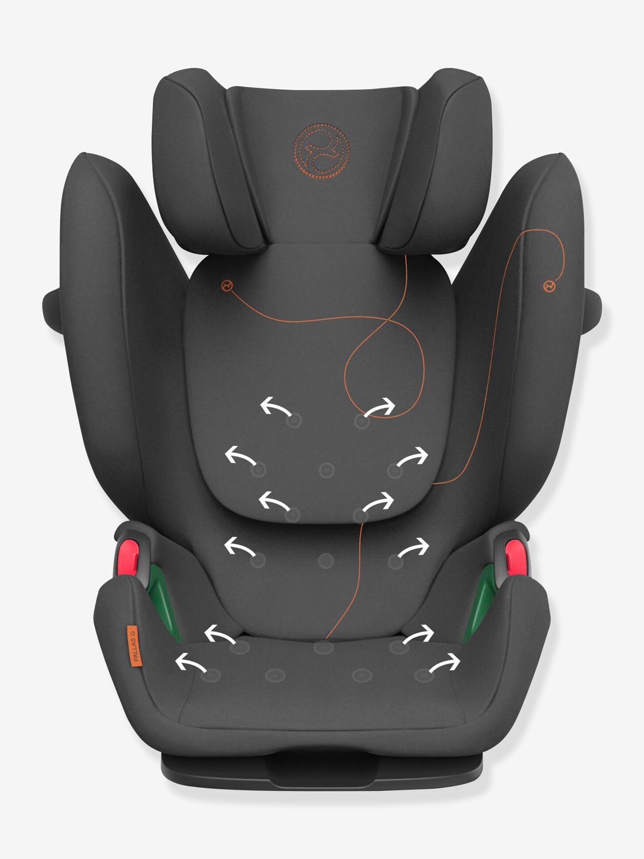 Cybex Kindersitz Gr. 1/2/3 PALLAS G I-SIZE CYBEX, 76-150 cm - anthrazit