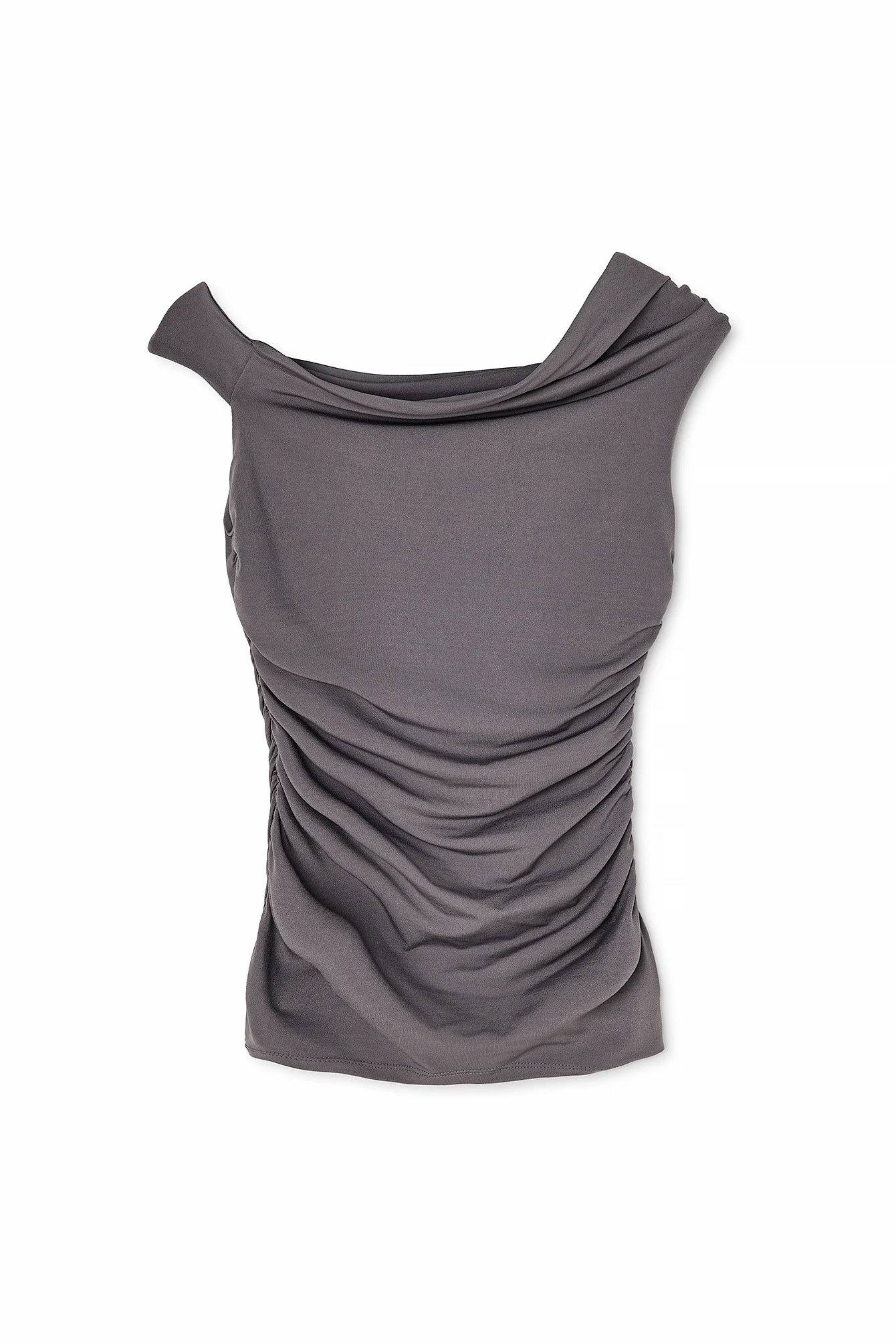 Schulterfreies verdrehtes Top
