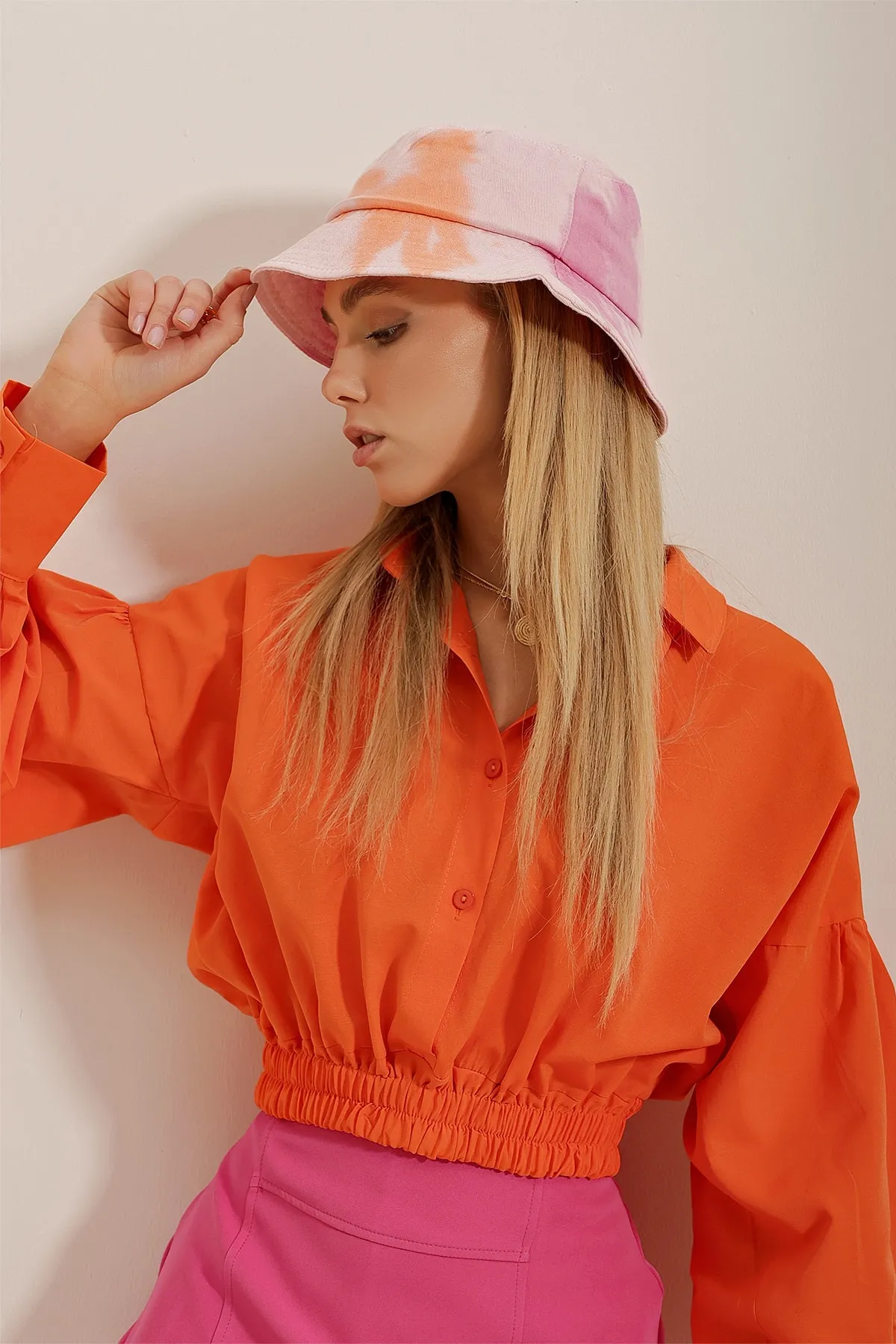Trend Alaçatı Stili  Cap - Rosa