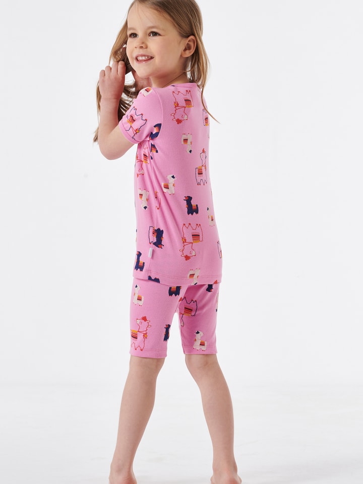 Schiesser Pyjama Natural Love Organic Cotton in Rosa günstig kaufen