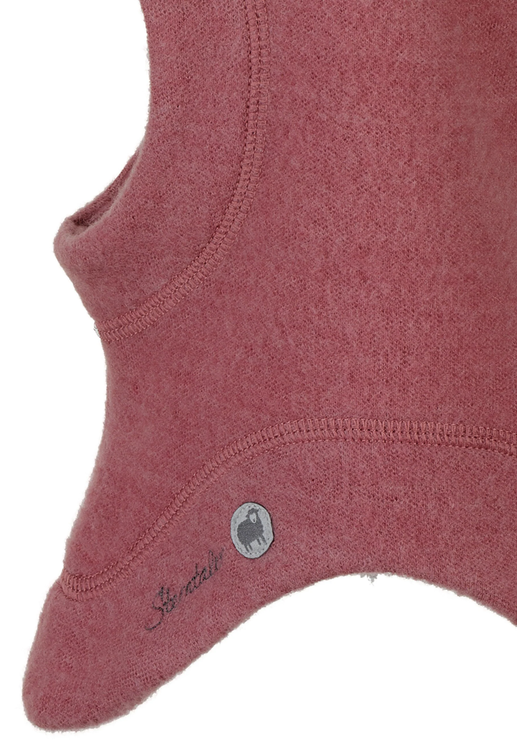 Schalmütze aus Wolle (Merino)