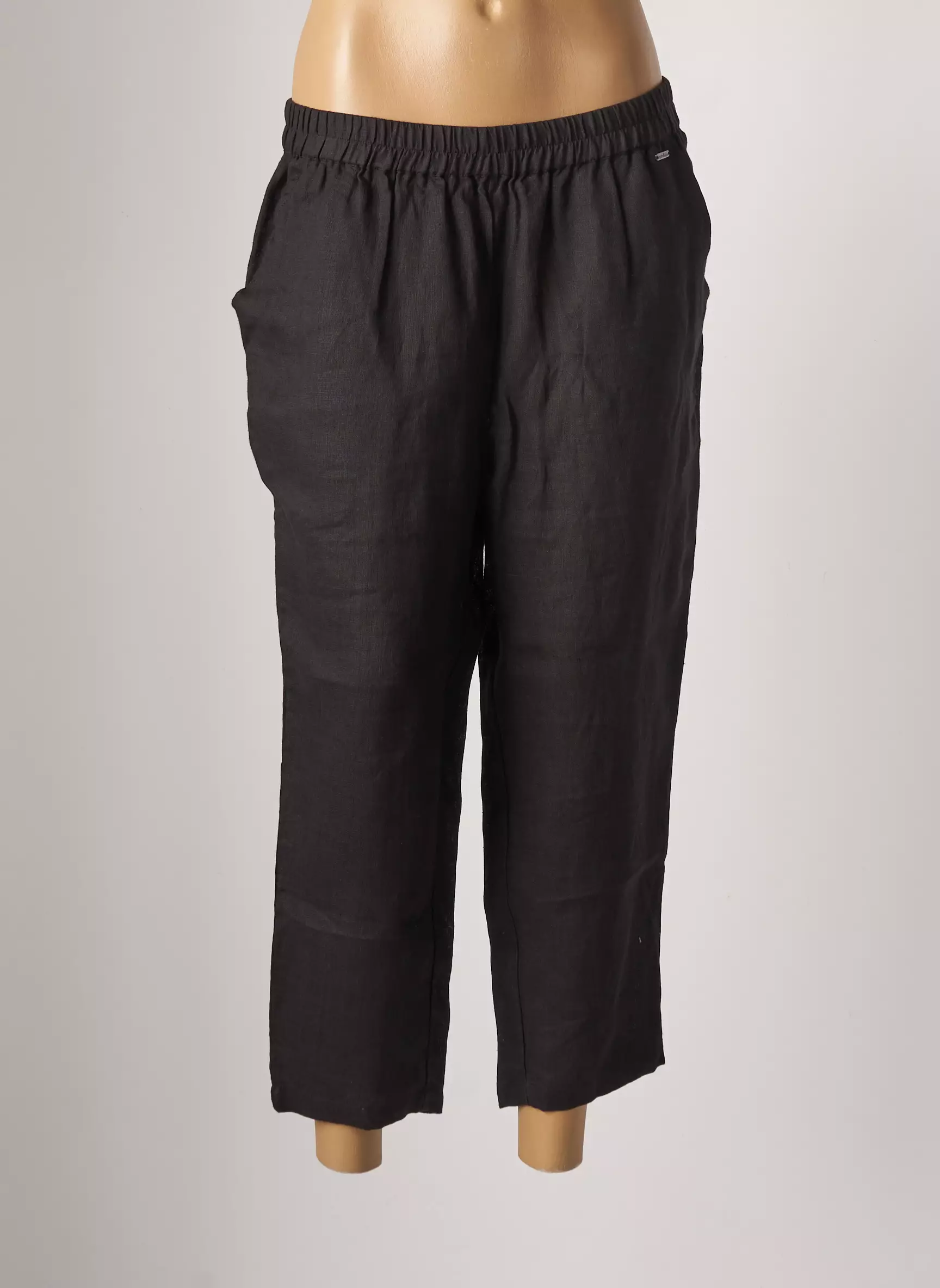Agathe   Louise Pantalon7 8 Femme couleur noir