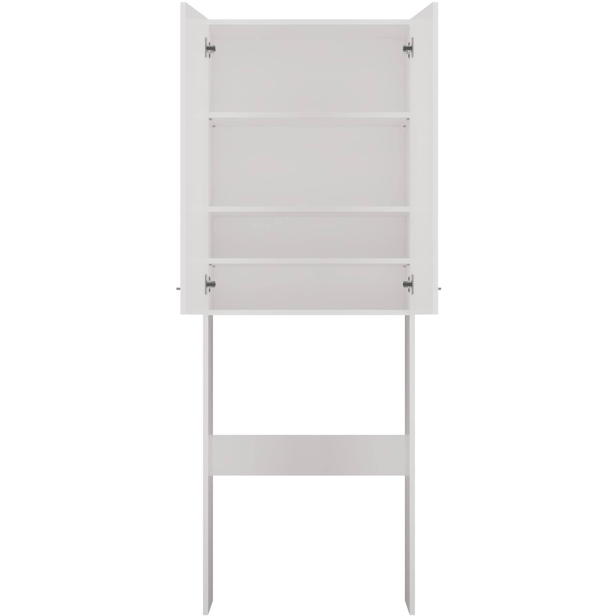Beautysofa Waschmaschinenumbauschrank Ivy DD (Weiß / Artisan / Sonoma, 64 cm breit Badezimmerschrank) Waschmachinenschrank, mit 4 Fächer