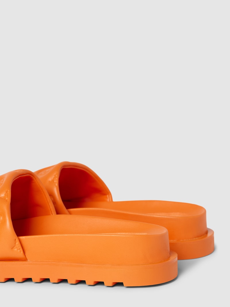 Slides mit Label-Details Modell 'FABETZA' in orange