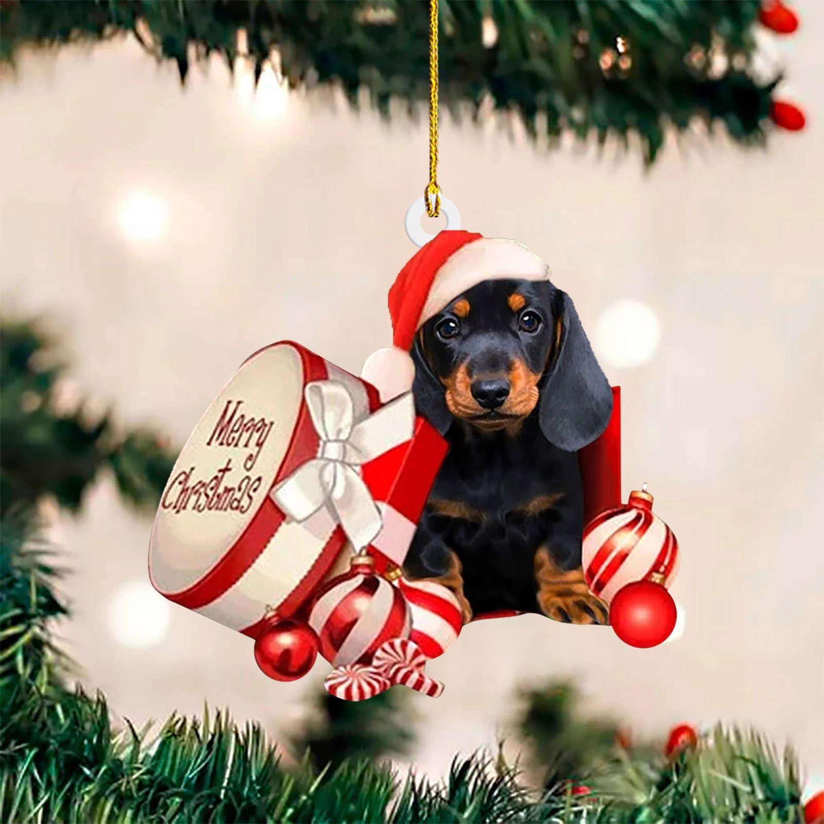 Rutaqian Christbaumschmuck Weihnachts-Anhänger Hängeornamente Weihnachtsanhänger Verzierung Deko