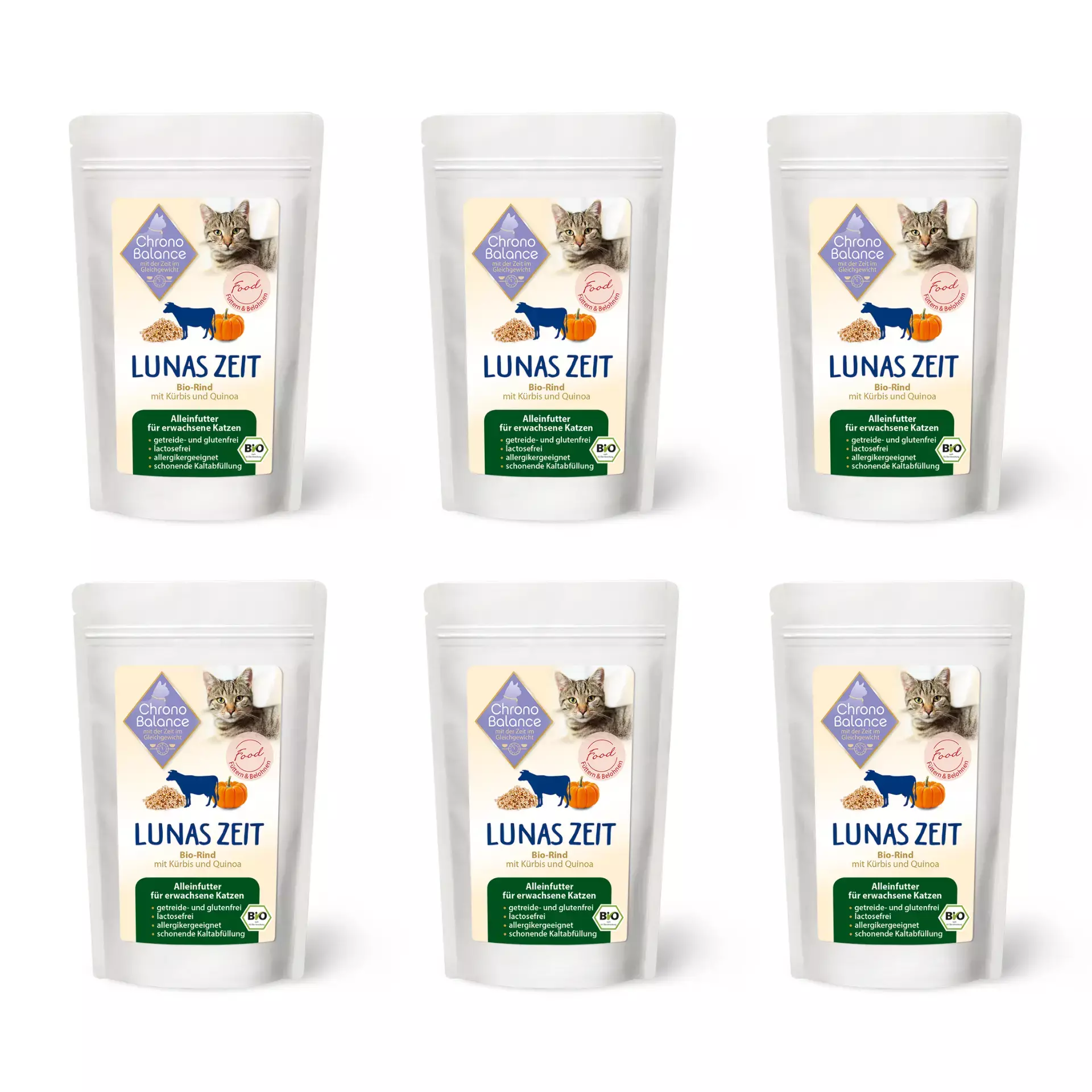 ChronoBalance Nassfutter ChronoBalance Alleinfutter Rind mit Kürbis und Quinoa 600 g