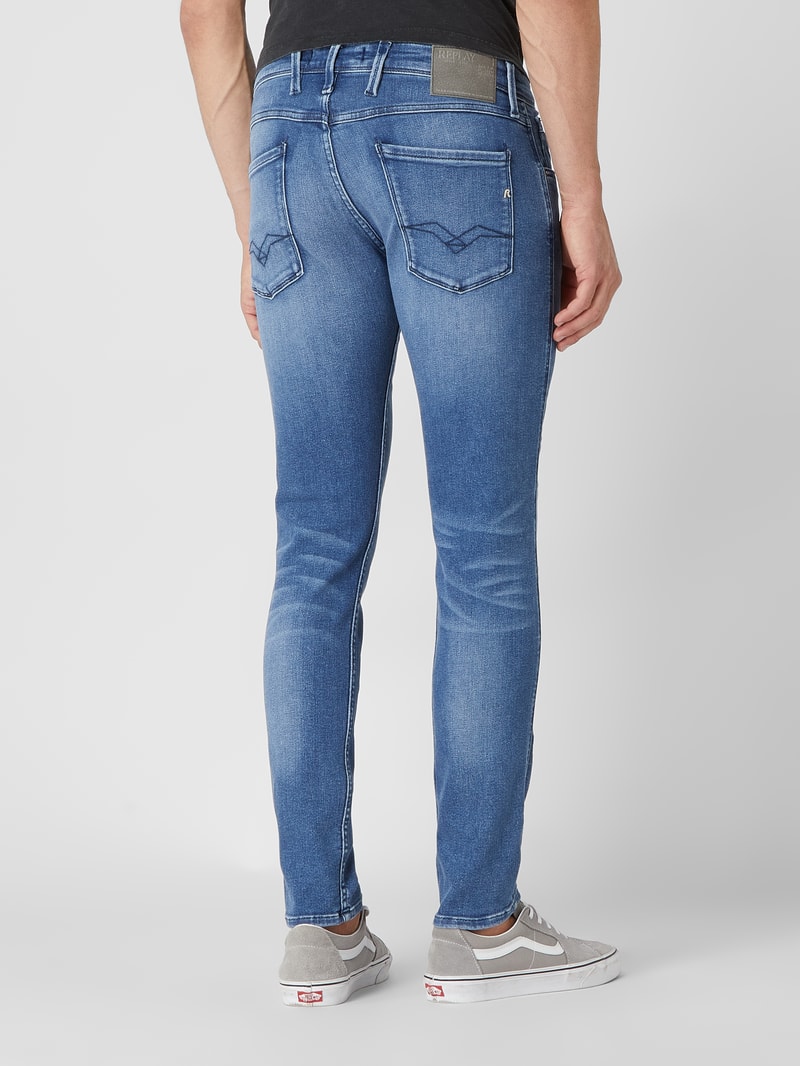 Slim Fit Jeans mit Stretch-Anteil Modell 'Anbass' in jeans