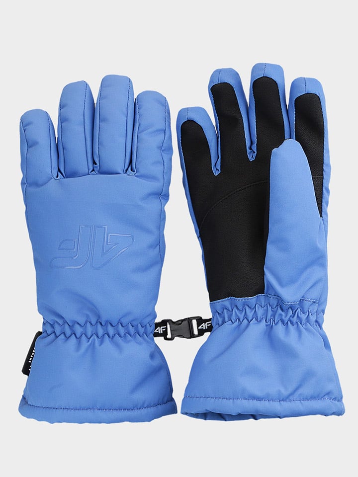 4F Ski-/ Snowboardhandschuhe in Hellblau günstig kaufen