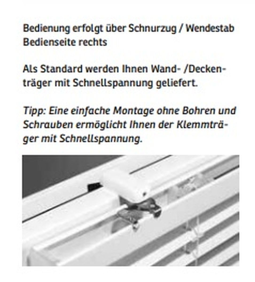 Jalousie Erfal Aluminium-Jalousie Wand- und Deckenmontage, erfal, variable