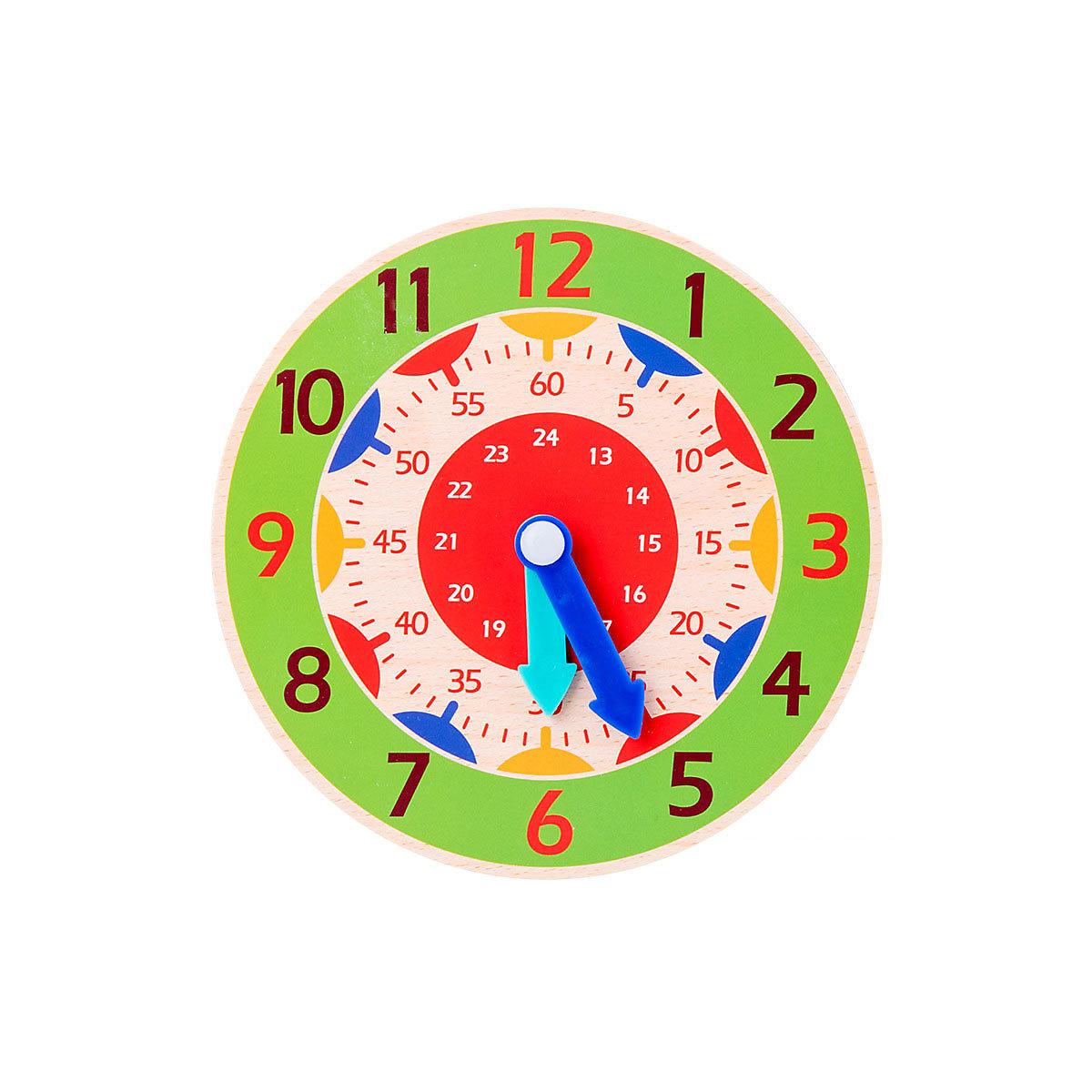 Zeit Erkenntnis Bunte Uhr Frühen Lernen Spielzeug Holz Kleine Uhr Puzzle Spielzeug für Kinder Kinder