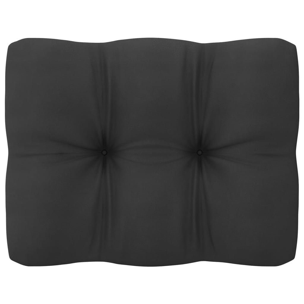 vidaXL Loungesofa 2-tlg. Garten-Lounge-Set mit Kissen Weiß Kiefer Massivholz, 1 Teile