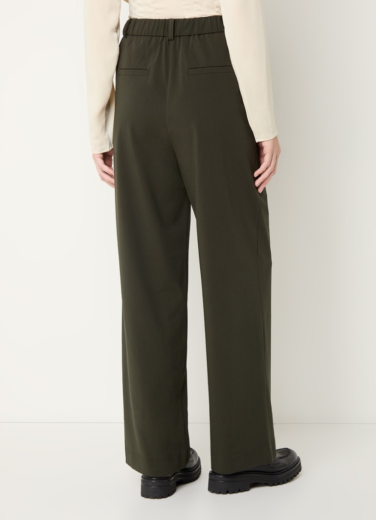 Pantaloni Kimana a vita alta e vestibilità ampia di Modström, in misto lana, con tasche laterali.