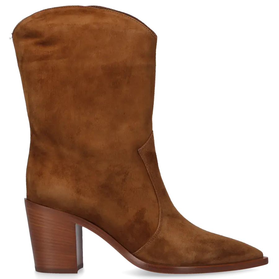 Gianvito Rossi - Stiefeletten DENVER Veloursleder - braun