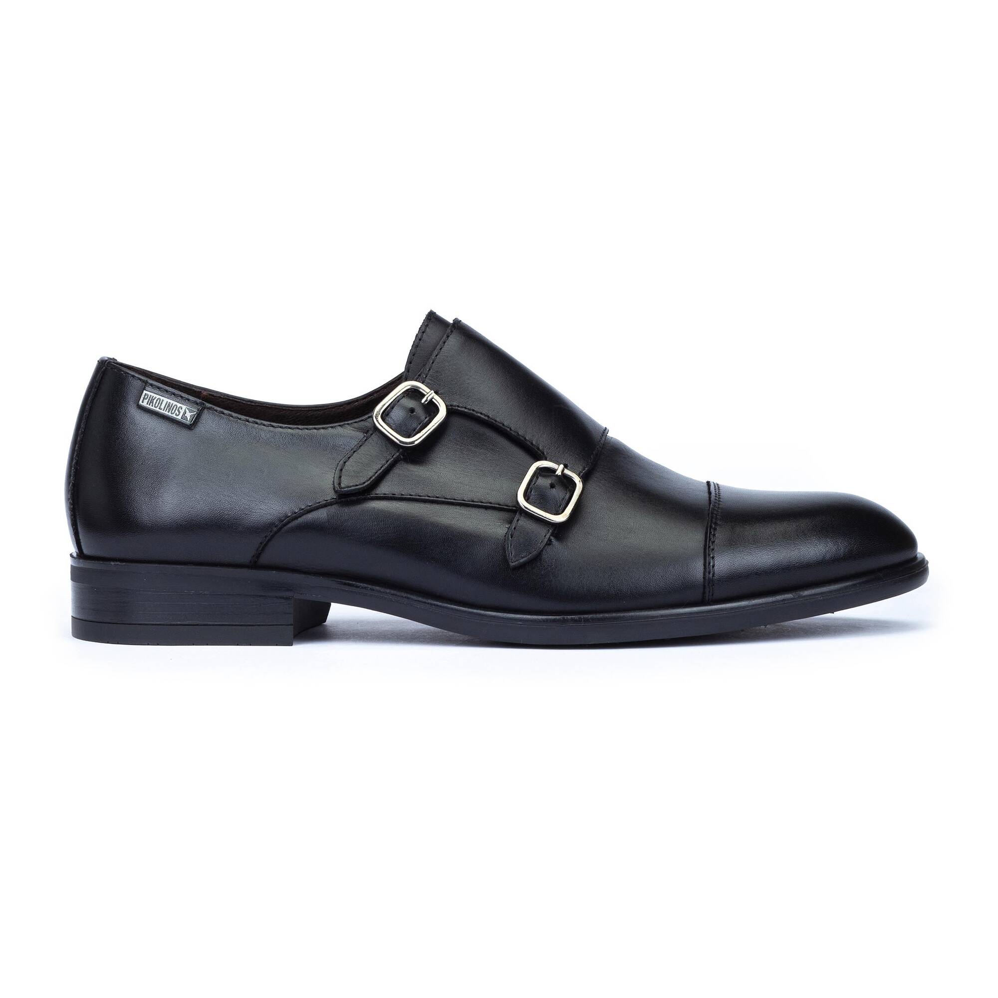 Eleganckie buty z klamrami - CZARNE
